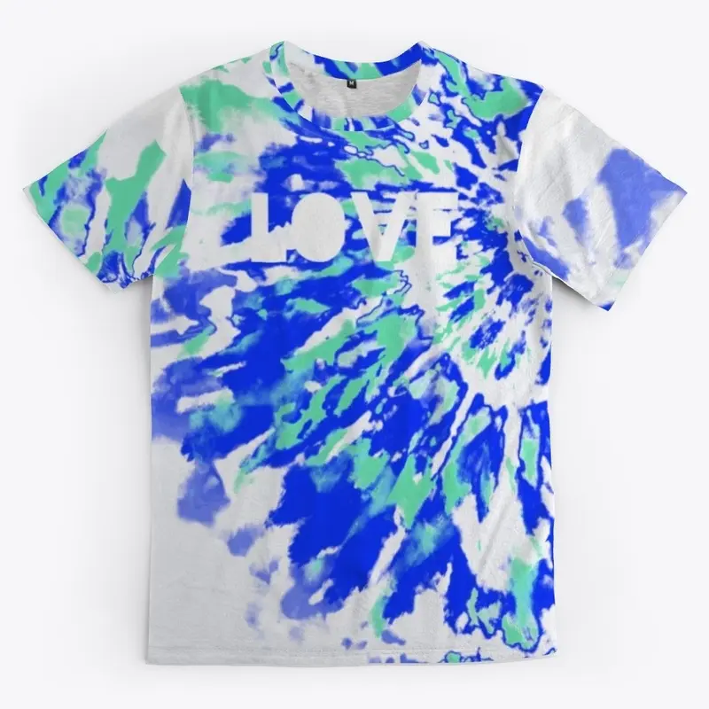 Love Blue Tie-Dye